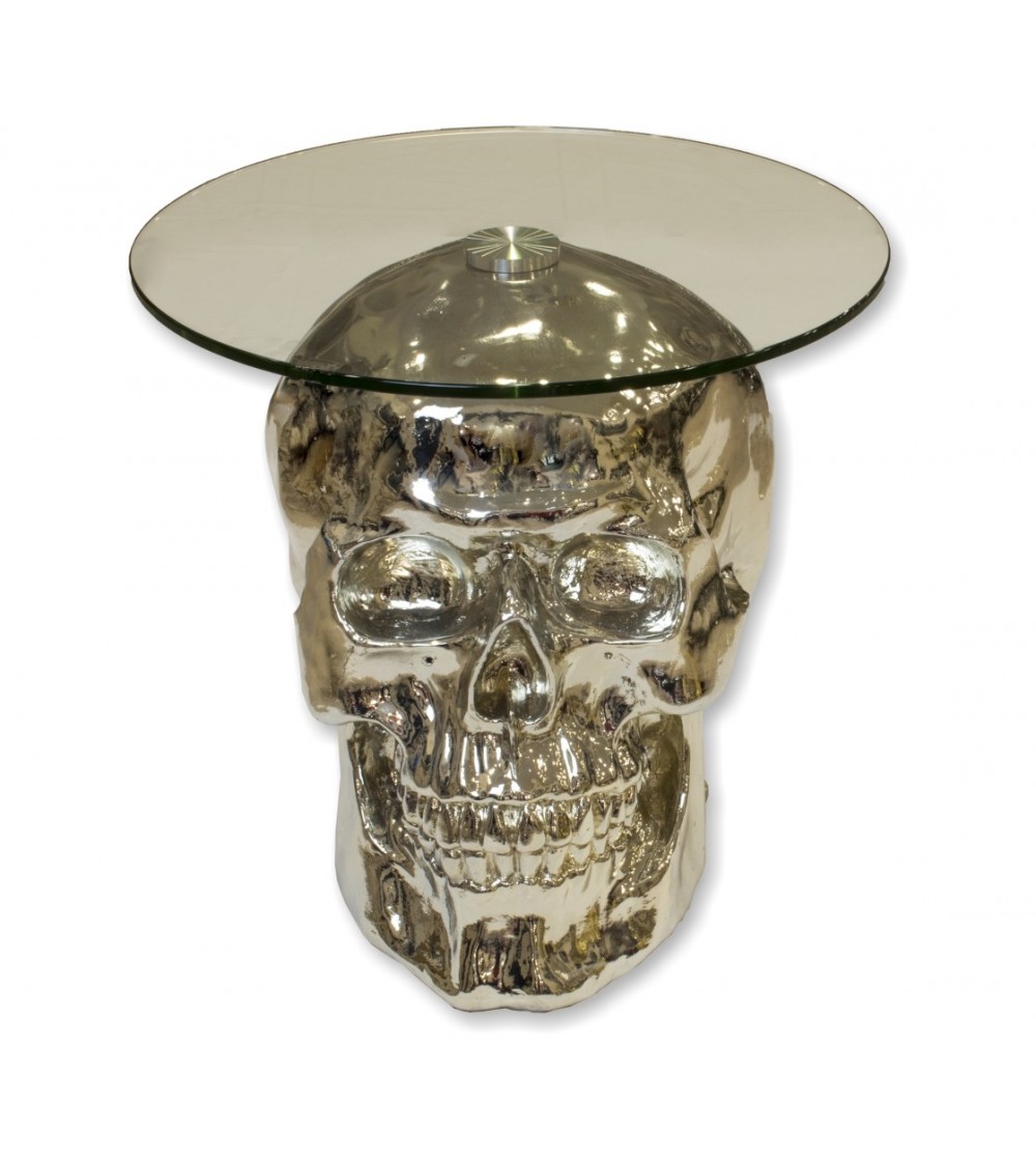 Skull table -Silver-