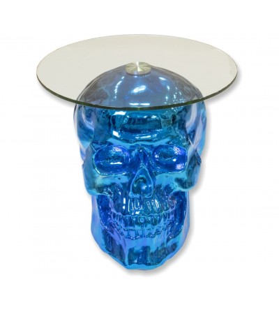 Table crâne -Bleu-