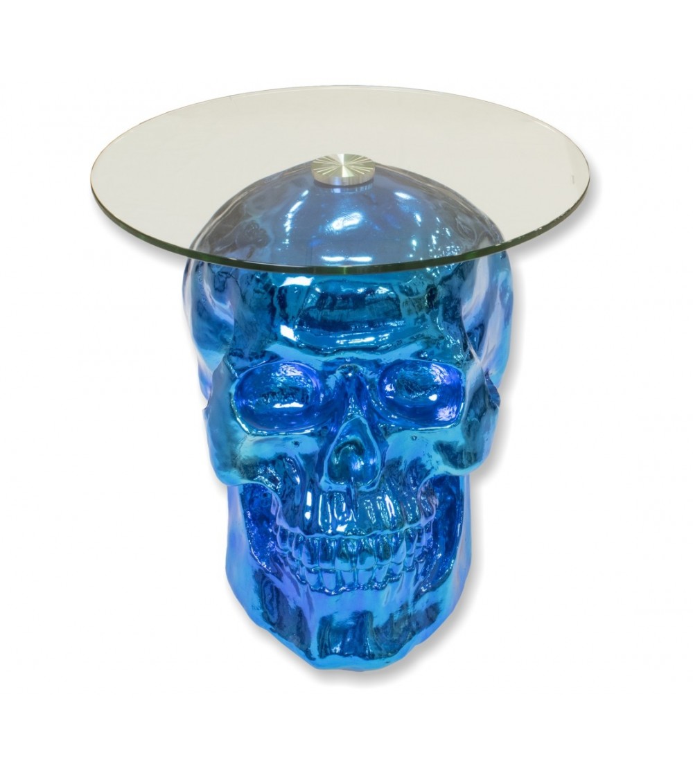 Skull table -Blue-