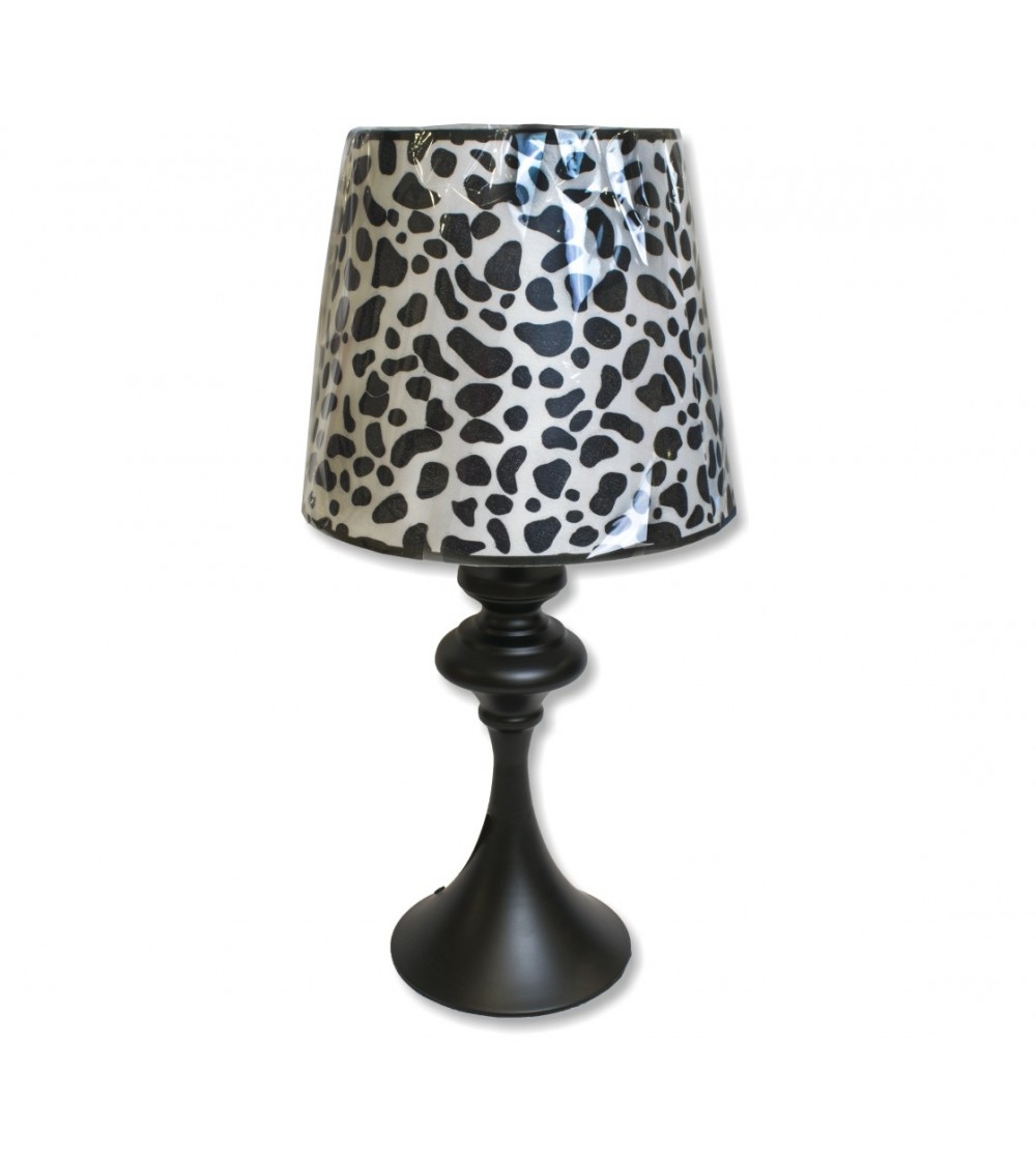 Dalmatian print table lamp