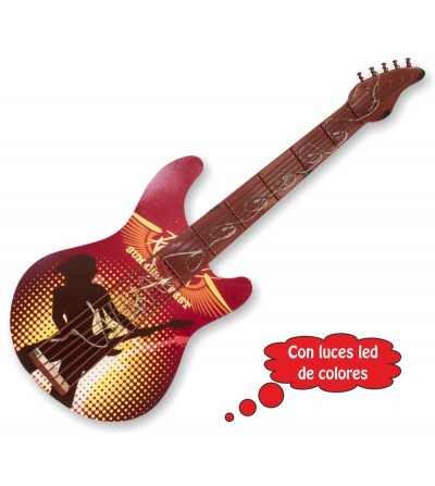 Decorative guitar with led lights