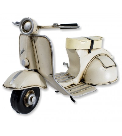 Ivory decorative Vespa motorcycle