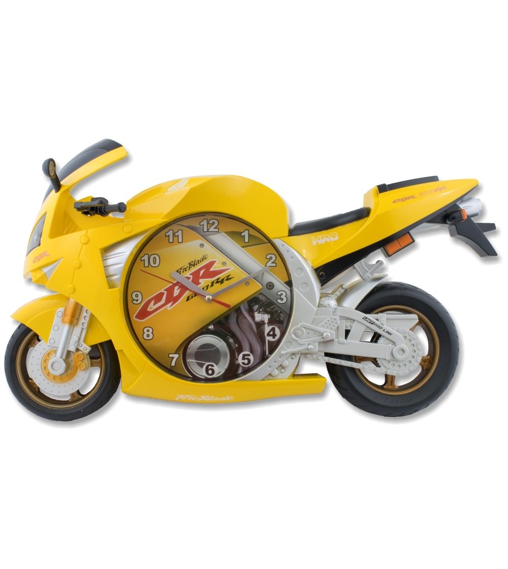 Relógio amarelo Honda cbr 600rr para motocicleta