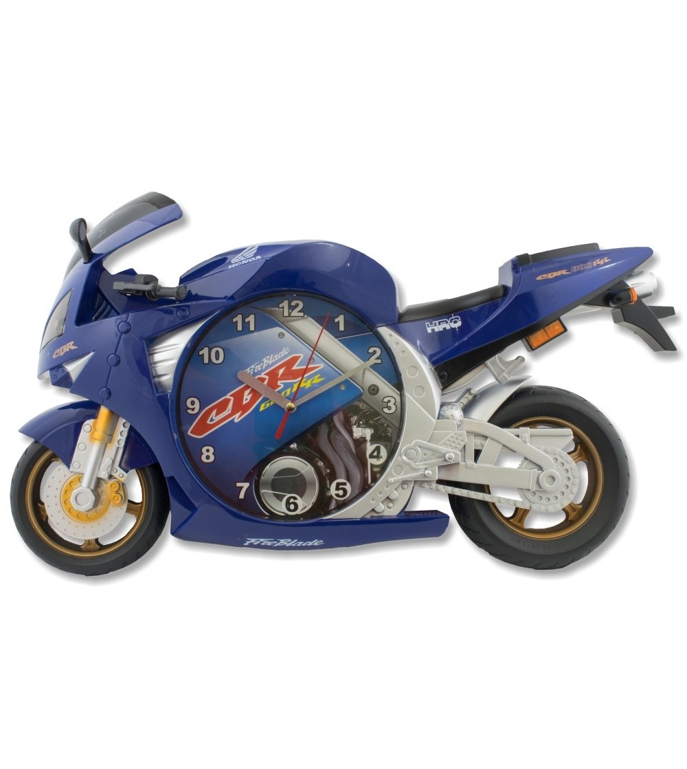 Relógio de motocicleta azul Honda cbr 600rr