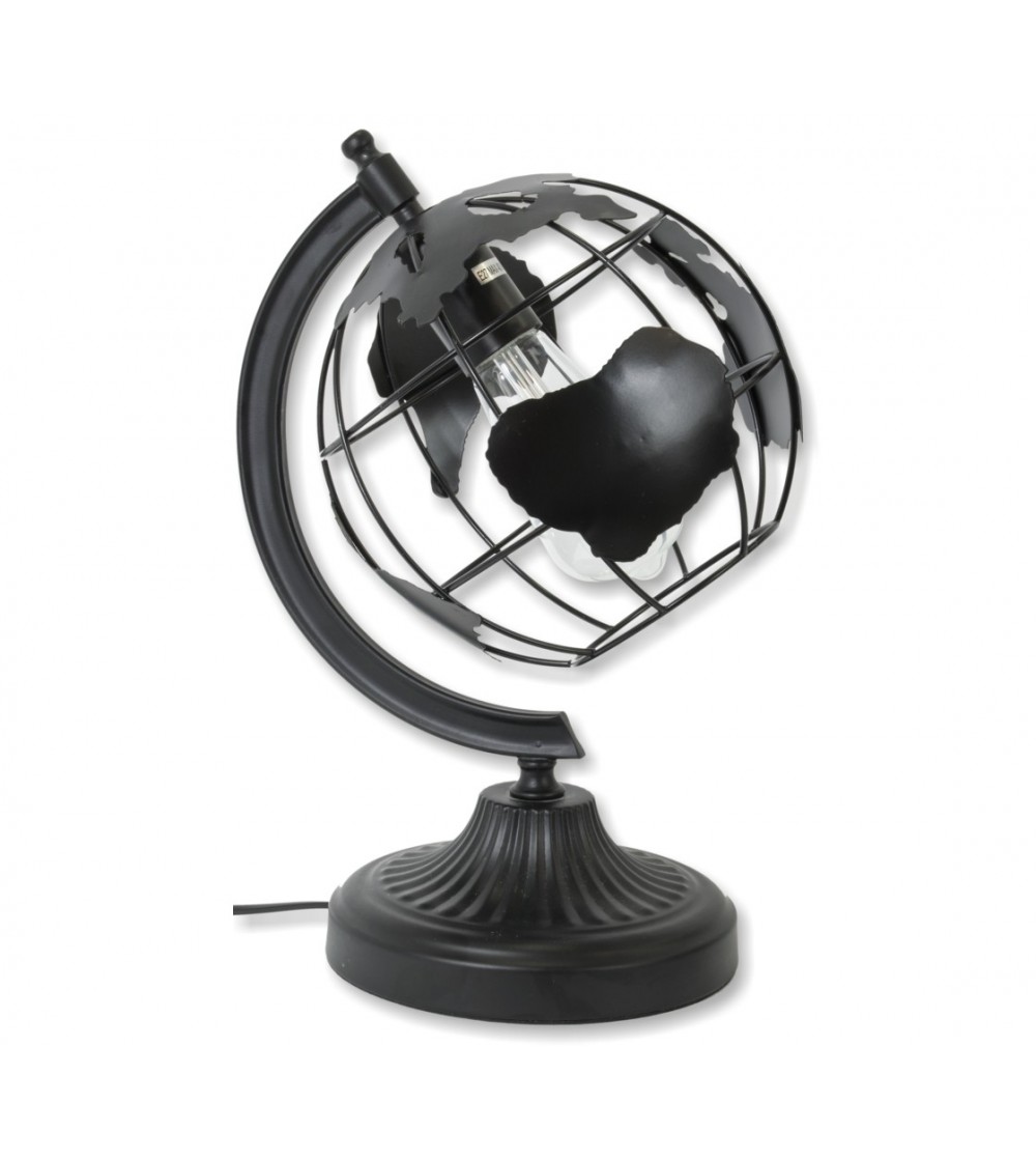 Terrestrial globe lamp