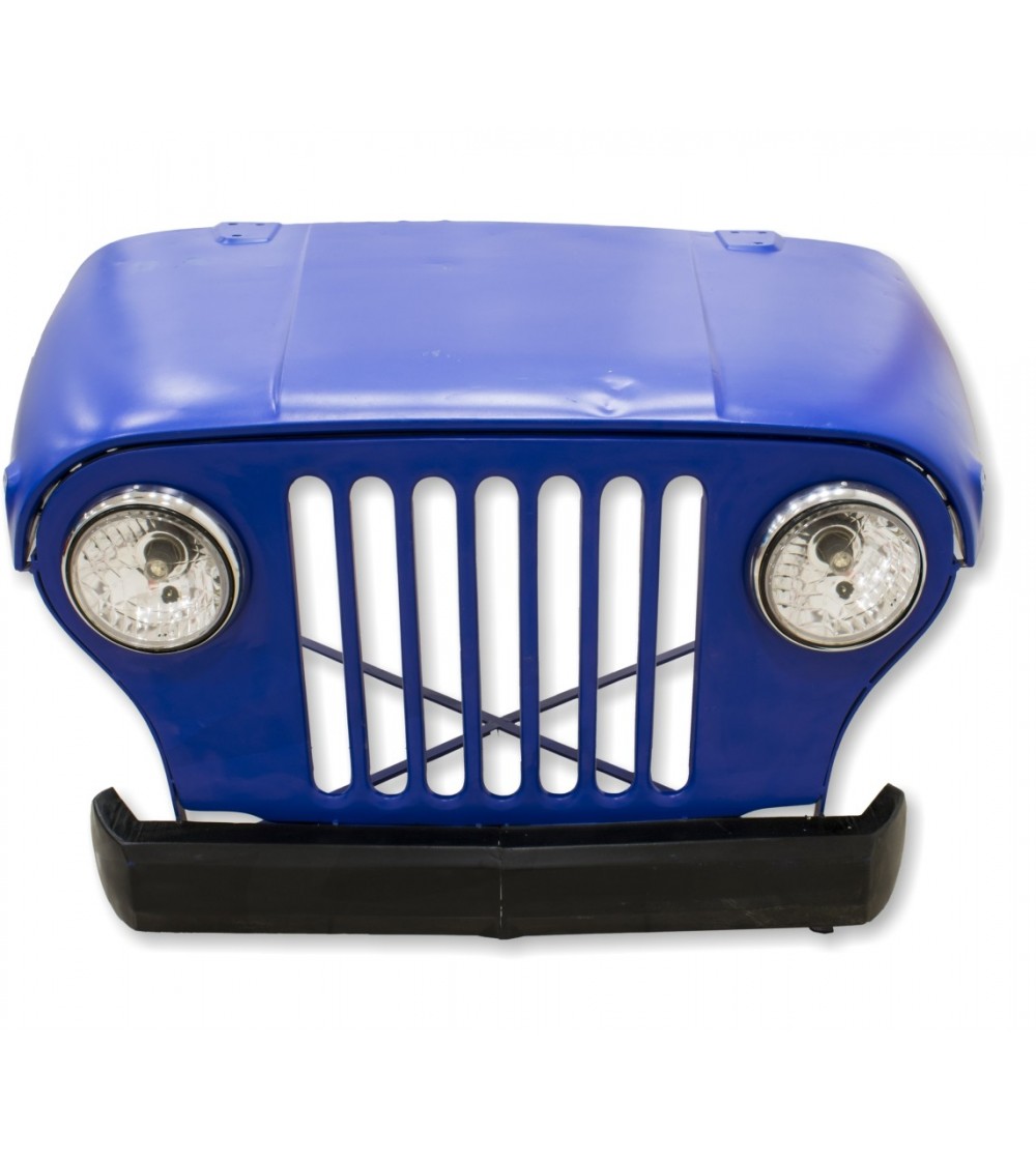 Escritorio Jeep azul vintage