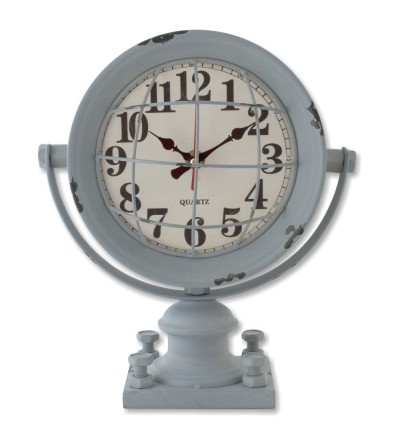 Horloge de trappe de navire métallique vintage