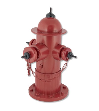 Metallic decorative fire hydrant