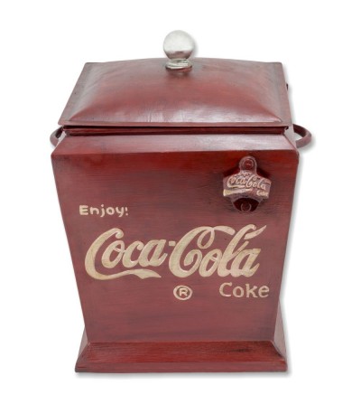Caja metálica vintage Coca·Cola