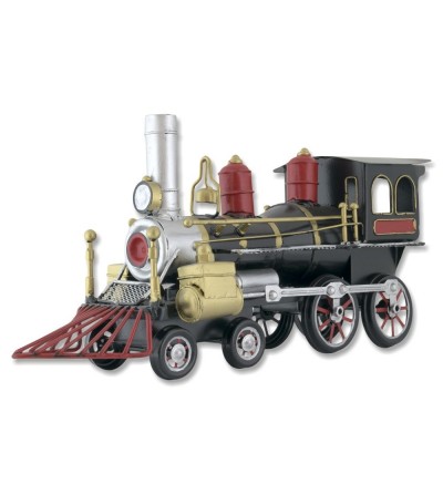 Decorative metal locomotive