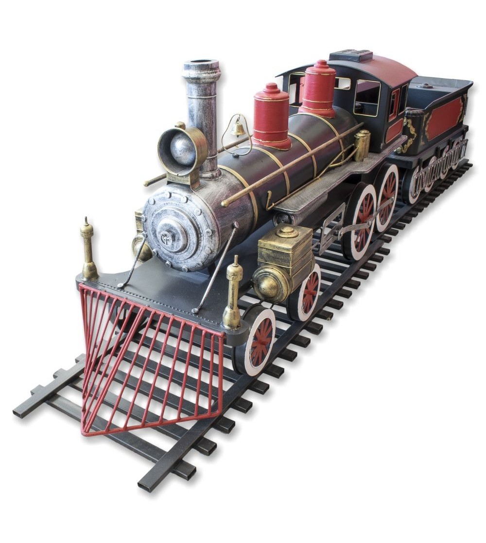 Train métallique avec wagon de charbon