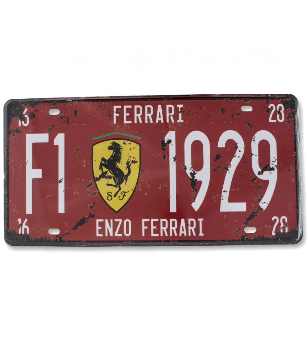 Assiette Ferrari 30x15