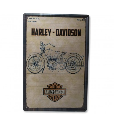 Placa Harley 40x60