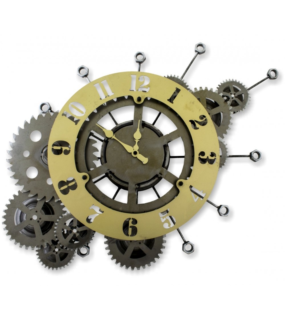 Clear gears clock