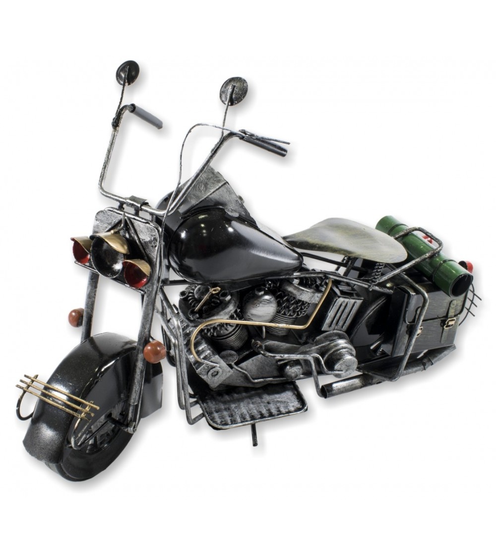 Schwarzes dekoratives Motorrad