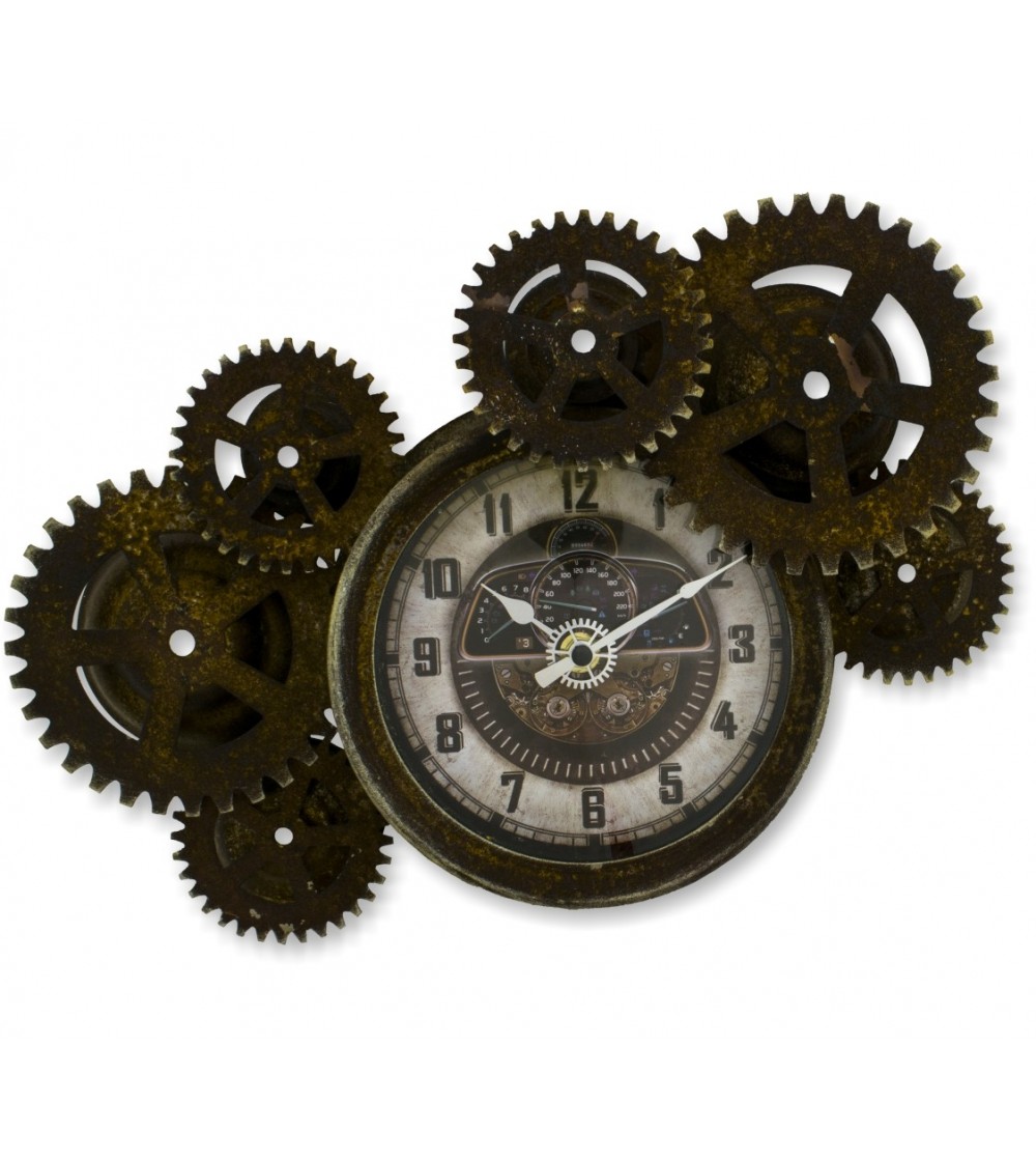 Industrial gear clock