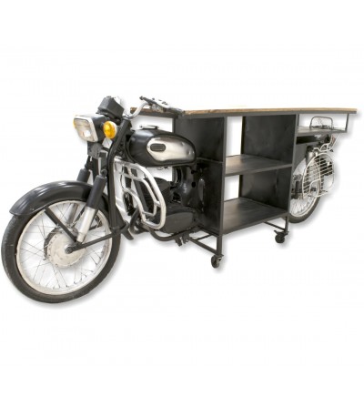 Vintage motorcycle table