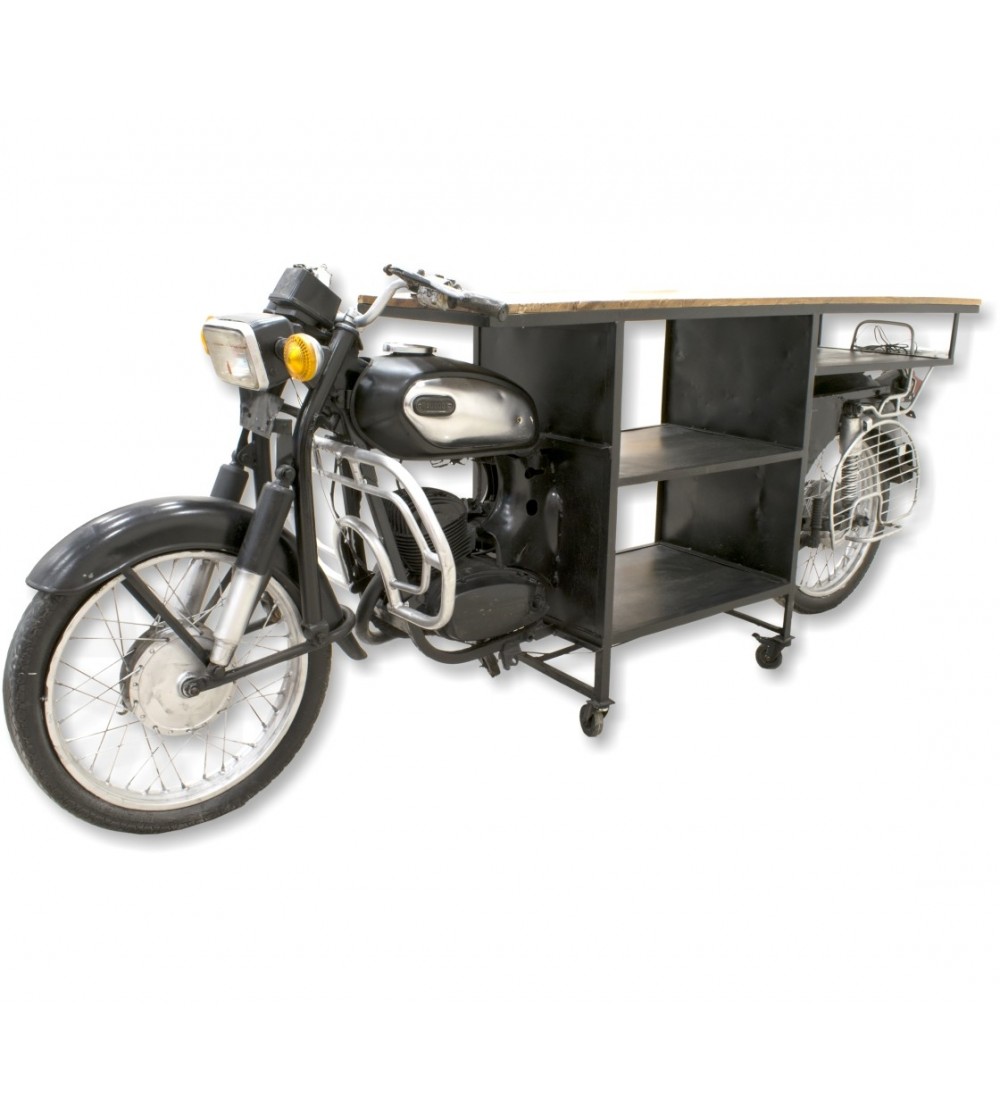 Mesa de motocicleta vintage